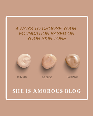 4 WAYS TO CHOOSE YOUR FOUNDATION BASED ON YOUR SKIN TONE