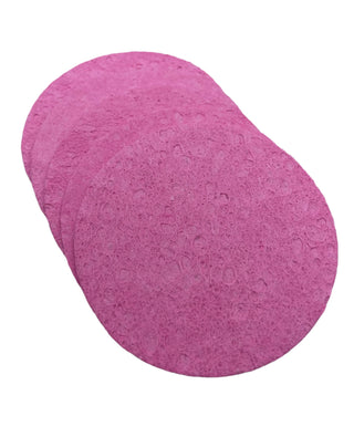 Expand when Wet Premium Facial Sponges in Pink (Pack of 5)